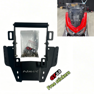 Yamaha Nmax V2 Top Box Bracket Metal Warrior Steel Flat Bracket Made in Thailand(Handrails Retained)