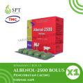 ALBENOL 2500 1 BOLUS OBAT CACING TERNAK SAPI. 