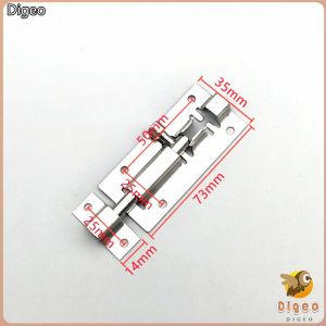 Digeo 3"/4" Stainless Latch Lock Sliding Lock Door Locks Anti-Theft Security Lock Hardware