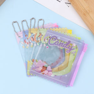 [haoh] 5pcs Candy Bag Props Badge Storage Display Bag Pendant Protective Card Bag
