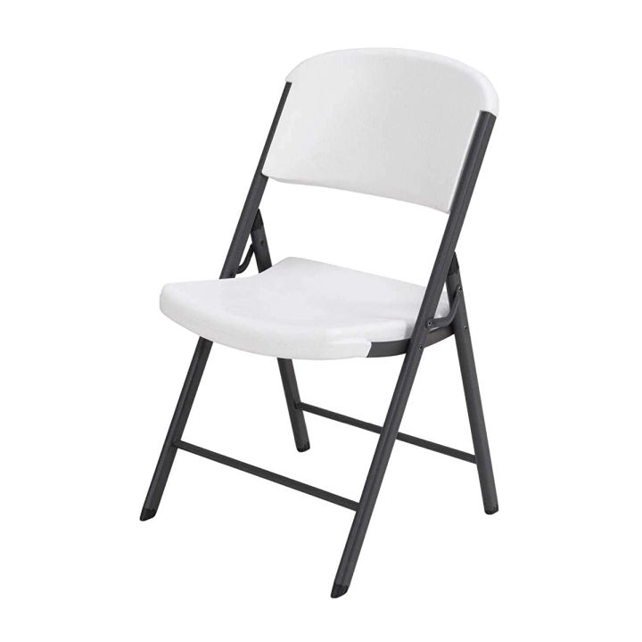 Lifetime Classic Commercial Folding Chair Indoor/Outdoor Use (WHITE ...