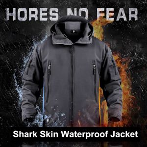 Jaket Motor Kulit Jerung Lelaki Jaket Motor Jaket Lelaki Rider kalis angin bertudung kardigan kalis air dan bernafas Tahan Air Jaket mendaki