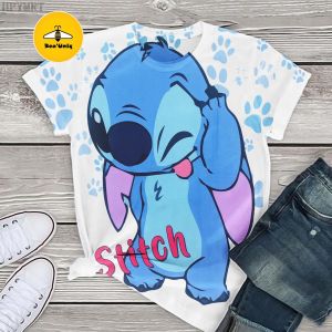 BeeUniq Kaos Wanita Dewasa Import Printing Stich