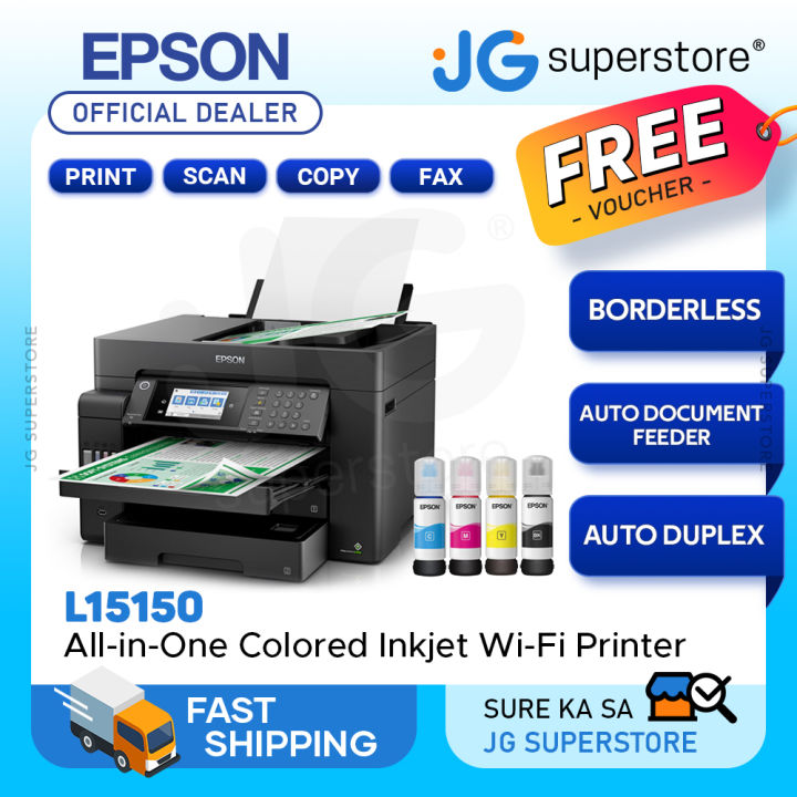 Epson EcoTank L15150 A3 Wi-Fi Duplex All-in-One Ink Tank Printer (Black)