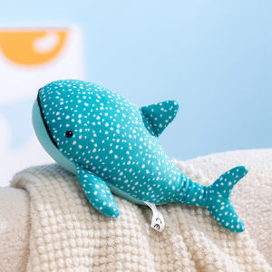 JOJO CASTLE 25cm Cartoon Cute Whale Plush Doll Pillow Spray Whale Killer Whale Marine Animal Stuffed Whale Shark Toy Home Decoration Gift For Children
