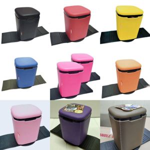 Tempat Sampah Mobil Lapis Kulit