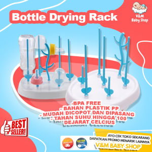 V&M Baby Shop 023 | Rak Pengering Botol Susu Bayi Murah / Bottle Drying Rack / Perlengkapan Bayi
