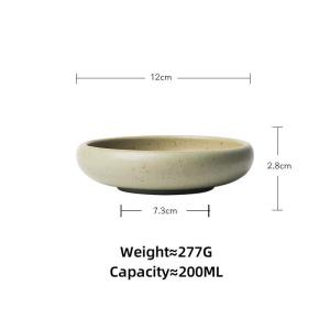 Omk phong cách cổ điển thô gốm thủ công đĩa ăn tối Bộ gốm