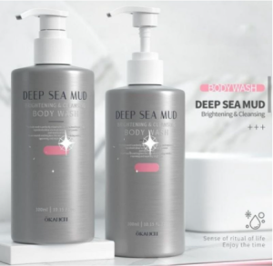 DEEP SEA MUD body wash whitening Moisturizer for dry skin Korean shower gel Body care product