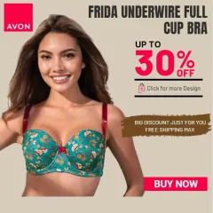 Avon Official Store Diana Underwire Full Cup Bra for Women high quality  material adjustable seamless bra push up comfortable, soft, elastic,  breathable, and smooth hand feeling