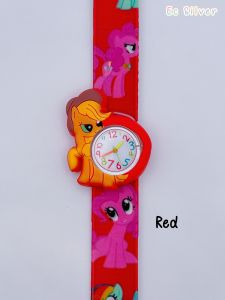 (K32) 3D Jam Tangan Budak Comel / Little Pony 3D Kids Cute Fashion Watches