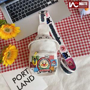 กระเป๋าสะพายไหล่ผ้าใบสำหรับเด็กเด็กหญิงเด็กชายเดินทางเดินป่ากระเป๋าเป้สะพายหลังขนาดเล็กเดย์แพ็คสะพายไหล่แฟชั่นกระเป๋าคาดหน้าอก