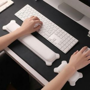 OWMXZL Silicone Mouse Wrist Rest Comfort Ergonomic Keyboard Hand Rest Relieve Fatigue Mouse Pad Wrist Rest Computer Office Games