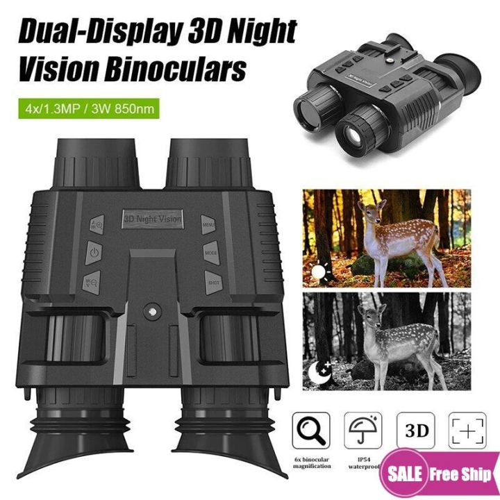 BekinTek 4K 3D Nake Eye Helmet Mounted Night Vision Binoculars Head