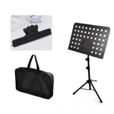 SG stock Fast Shipping Music Stand Heavy Duty Music Stand Conductor Stand Music Stand Foldable Professional Height Adjustable Music Sheet Book Holder 3363382371