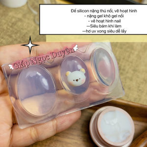 Đế silicon nặn charm gel vẽ sticker Nail