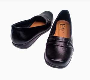D&f 442 | Sepatu Kulit Hak Datar | Sepatu Slip on Wanita| Sepatu Pantofel Tanpa Hak