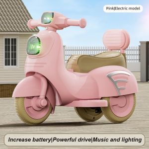 Kids Ride on Bike With Music Electric Motorcycle elektrik Mainan motor Kids Baby Motorbike