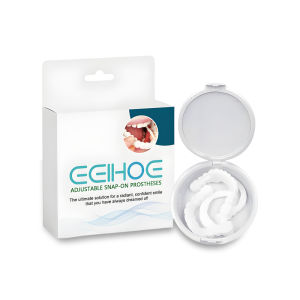 EELHOE Atas Bawah Gigi Palsu Pemutih Gigi Palsu Instan Atas Bawah Perapi Gigi Veneer Gigi Palsu Snap On Smile Gigi Palsu Atas Bawah Veneer Gigi Palsu Atas Bawah Gigi Palsu Veneers Veener Gigi