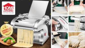 FULL STAINLESS STEEL IMITATING ARTISAN NOODLE SINGLE BLADE Noodle Maker Dough Cutter Curry Puff Maker 6 Level Adjustable Thickness 全不锈钢面条机