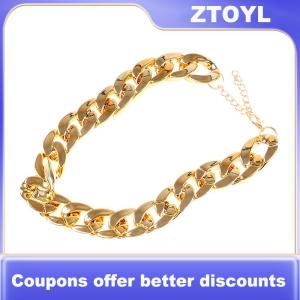 【ZTOYL】 1PC Vàng Có Thể Điều Chỉnh Con Chó Mèo Chuỗi Vòng Cổ Vàng Cho Con Chó Mèo Con Vật Nuôi Phụ Kiện