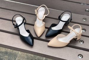 GIÀY CAO GÓT MŨI NHỌN GẮN GÓT SẮT THỜI TRANG CAO CẤP ANNA - CG064