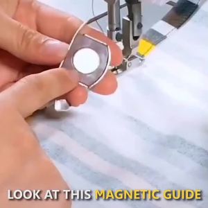 1/2Pcs Magnetic Seam Guide for Domestic and Industrial Sewing Machines Sewing Gauge Presser Sewing Machine Accessories