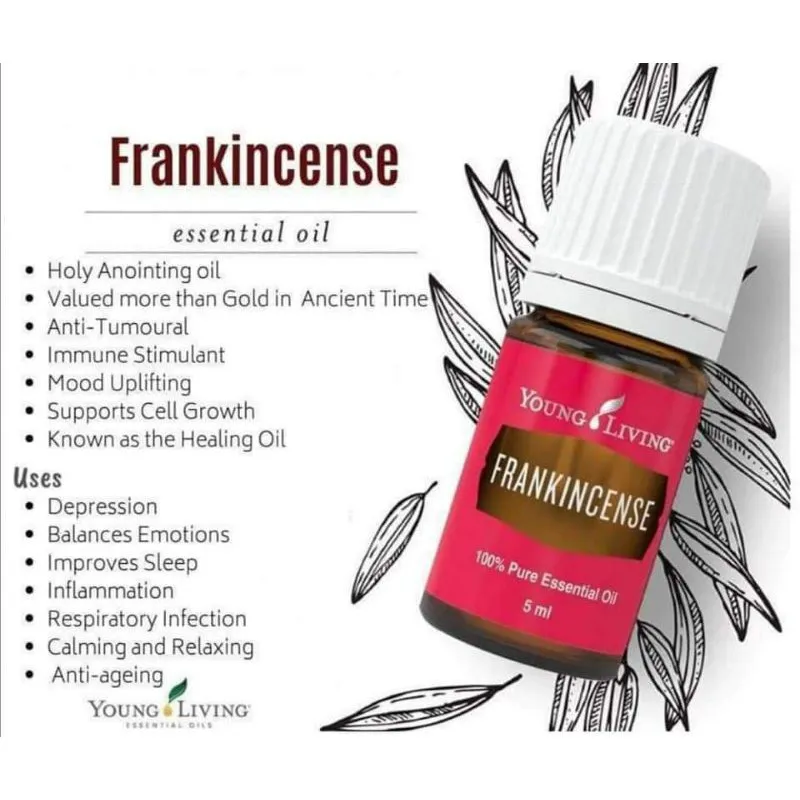 100% Original Young Living FRANKINCENSE Pure Essential Oil Blend