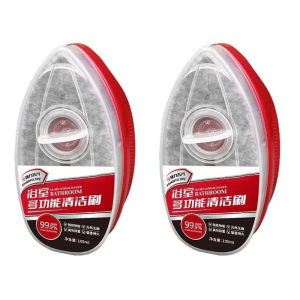 2PCS Multi-Function Bathroom Cleaner Brush Stain Remover With Liquid Storage For Bathroom Kitchen Glass Tiles Cleaning