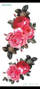 Zaril Tato Temporer Tattoo Tatto Temporary Tahan Air Sementara Anti Air Seri QC-682