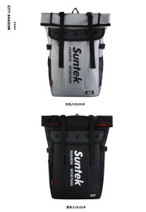 Suntek 4 กระเป๋าเทรนด์แฟชั่นสะท้อนแสง กันน้ํา ความจุขนาดใหญ่ อินเทรนด์กระเป๋าเป้สะพายหลัง