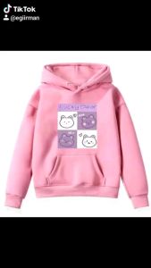 SWEATER HOODIE ANAK LUCKY BEAR PANDA TERMURAH USIA 6-13TAHUN BAHAN FLEECE PREMIUM