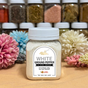 WHITE PEPPER POWDER 100g All natural herbs and spices | Premium quality from India and Europe