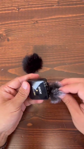 Mềm gió bìa sang trọng Lọc gió Micro vỏ đựng cho Rode không dây đi II mics hoàn hảo cho ghi âm ngoài trời