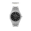 PhiLipe Ricci Sendai Jam Tangan Pria Rantai Hitam Ori Water Resist 3 ATM Keren Terbaru 6284 Free Box. 