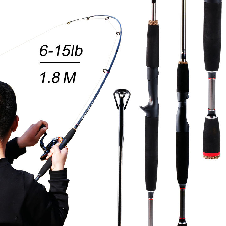 Saltwater Bait Cast Rods Spinning Fishing Rods Carbon Spinning
