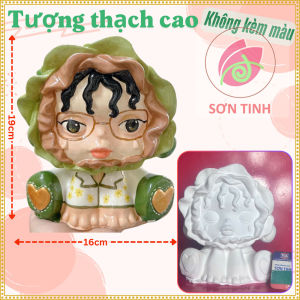 Tượng thạch cao Skull Panda M70 (Không kèm màu) Bé Tô Màu Tô Tượng decor