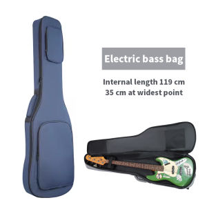 Bass bag 46 inch thickened waterproof 15mm pearl cotton Bass Accessories double pockets Double shoulder strap