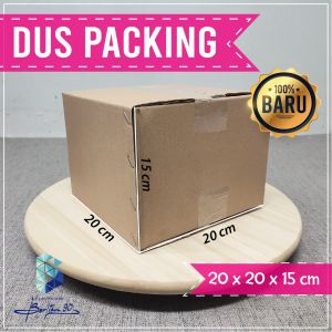 (isi 10 dus) KARDUS PACKING UK. 20x20x15 CM . COCOK BUAT PACKING BARANG PACKING BAJU DAN PINDAHAN.