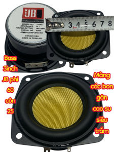 Loa trung trầm 8cm JB phi 60 côn 25 màng các bon gân cao su giá 1 cái
