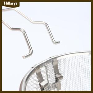 [Hillarys] Pháp chip chiên Lọc Giỏ thép không gỉ sâu Fry giỏ bếp Vòng Nồi chiên dây lưới với xử lý dây colander lưới