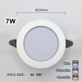 TOLO Pin light Tri color LED Downlight Dimmable light Recessed Round Panel Light Ultra-Thin Ceiling Light 5W 7W 9W. 