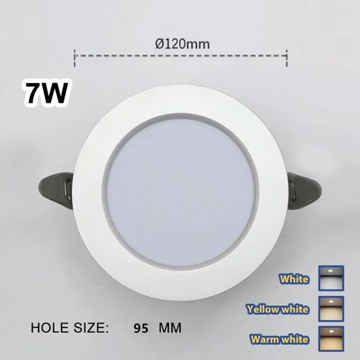 TOLO%20Pin%20light%20Tri%20color%20LED%20Downlight%20Dimmable%20light%20Recessed%20Round%20Panel%20Light%20Ultra-Thin%20Ceiling%20Light%205W%207W%209W%20-%20Image%209