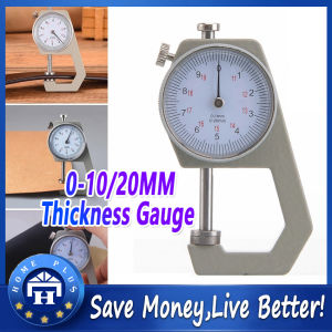 【Local delivery】 0-20MM tip/flat head thickness gauge Micrometer Gauge Precision Leather Thickness Gauge high quality Dial-Thickness-Gauge