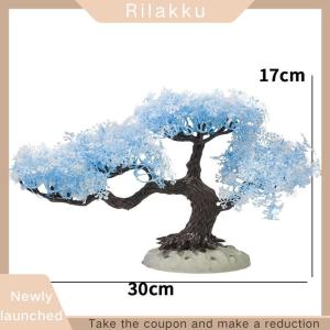 Rilakku New Simulated Tree Aquarium Decoration Fish Tank Aquarium Plastic Plant Artificial Simulation Water Plants Fish Tank Decoration