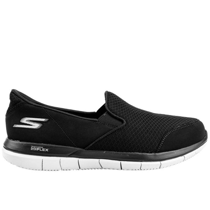 Skechers Men Go Flex Shape-Ups Footwear 54020-BKGY (Black Gray