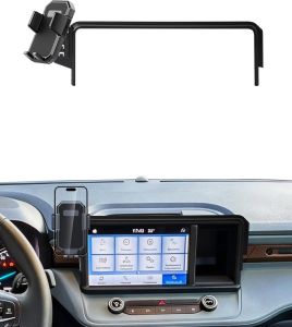PZK Car Phone Holder for Ford Maverick 2022-2024 Accessories 8-Inch Screen    Fixed Clip Auto Lock Phone Mount Hands-Free 360 °   Rotation Fit for 4-7 Smartphones Thick Case Friendly Not Affect Vent