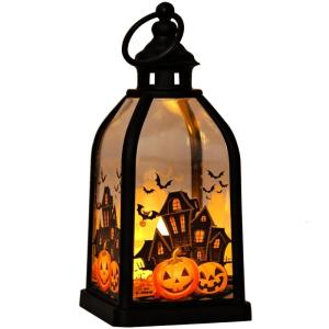 Portable Halloween Decors Portable Plastic Construction With Soft LED Glowing For Festival Atmosphere
