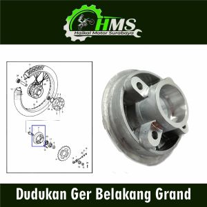 Dudukan Ger Belakang Grand - Pangkon Bracket Breket Nap Naf Gear Gir Belakang Rear Honda Astrea Prima Star Supra Win