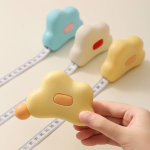 ZYJC ic Design Soft Body Tape Measure One-Button Auto-Shrink Dual-Scale Markings Auto Retractable Tape Measure Handy Measuring Tool Accurate Measurement Fitness Measuring Ruler Household Use